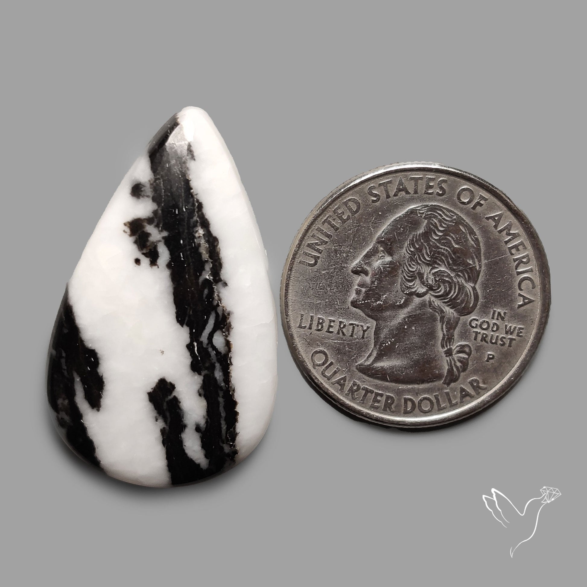 White Buffalo Turquoise Cabochon