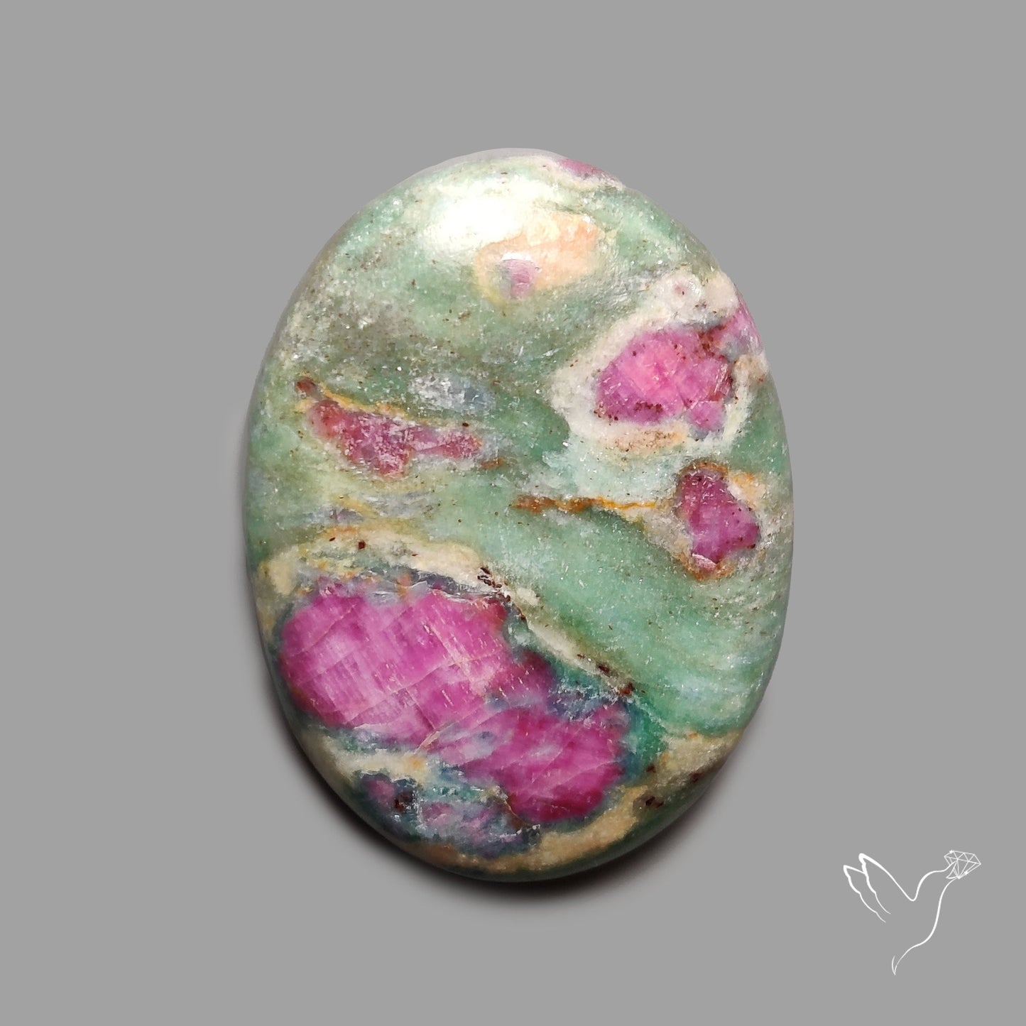 Ruby In Fuchsite Cabochon