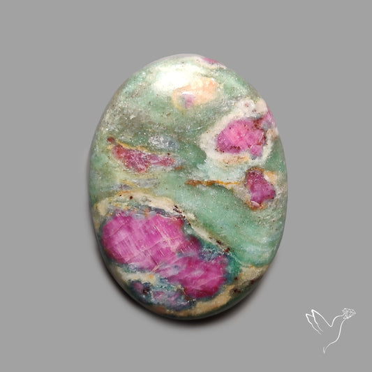 Ruby In Fuchsite Cabochon