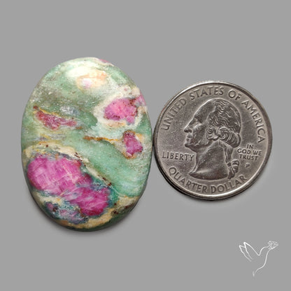 Ruby In Fuchsite Cabochon
