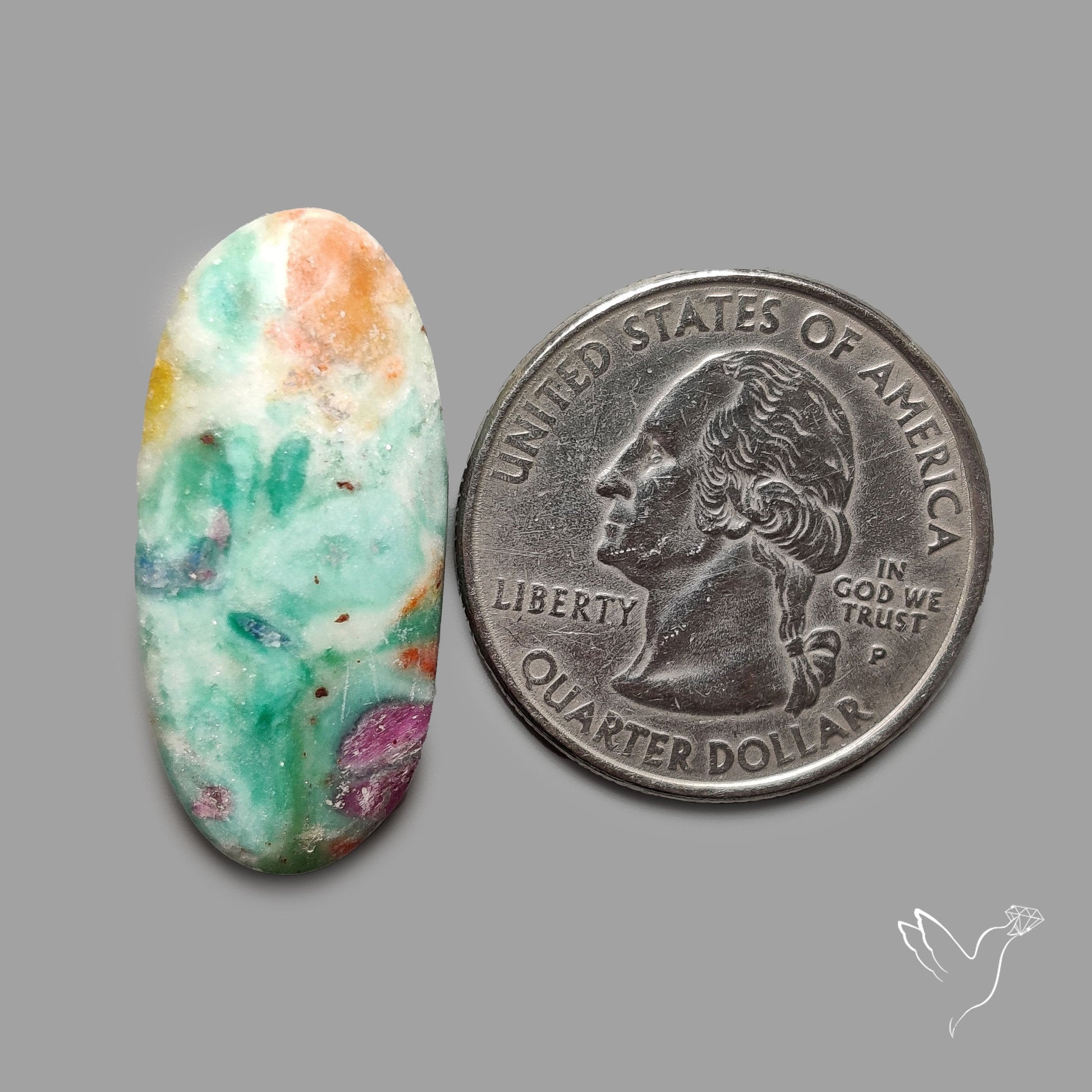 Ruby In Fuchsite Cabochon