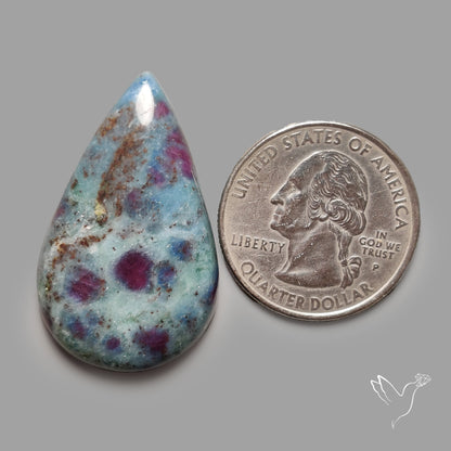 Ruby In Kyanite Cabochon