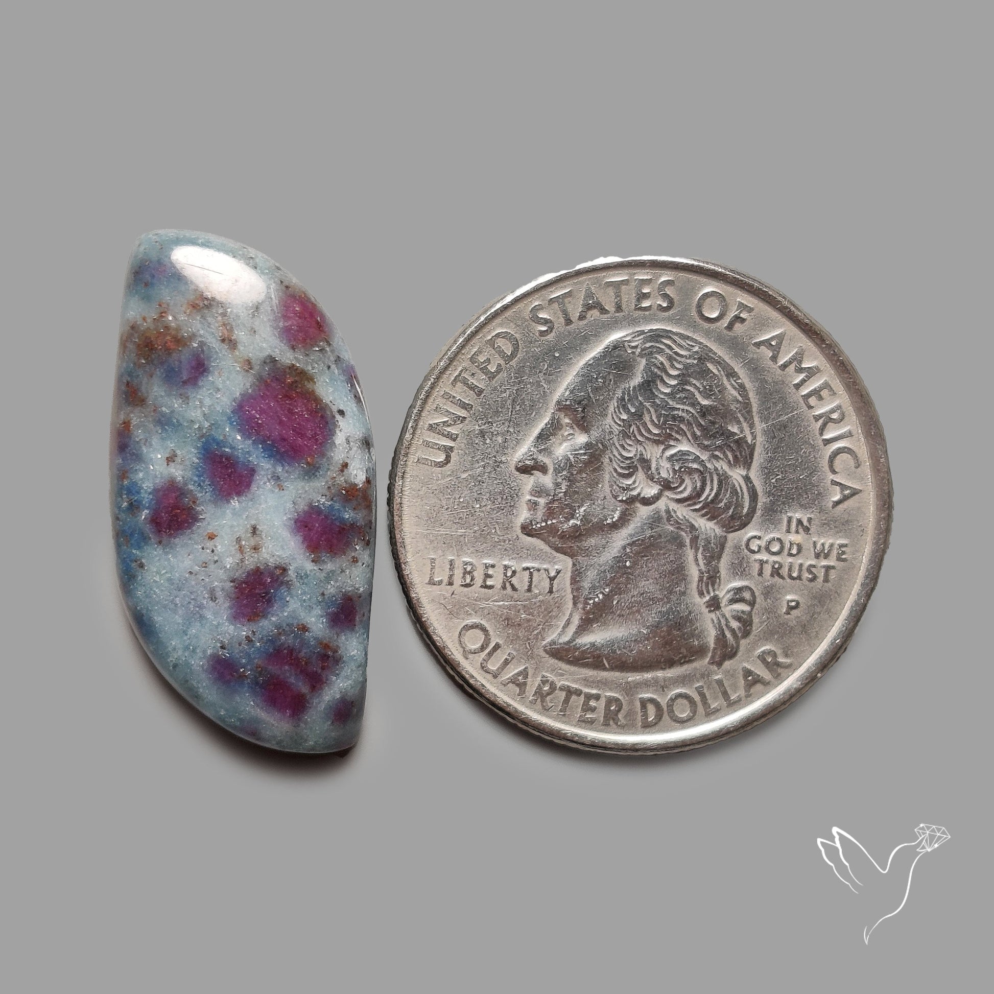 Ruby In Kyanite Cabochon