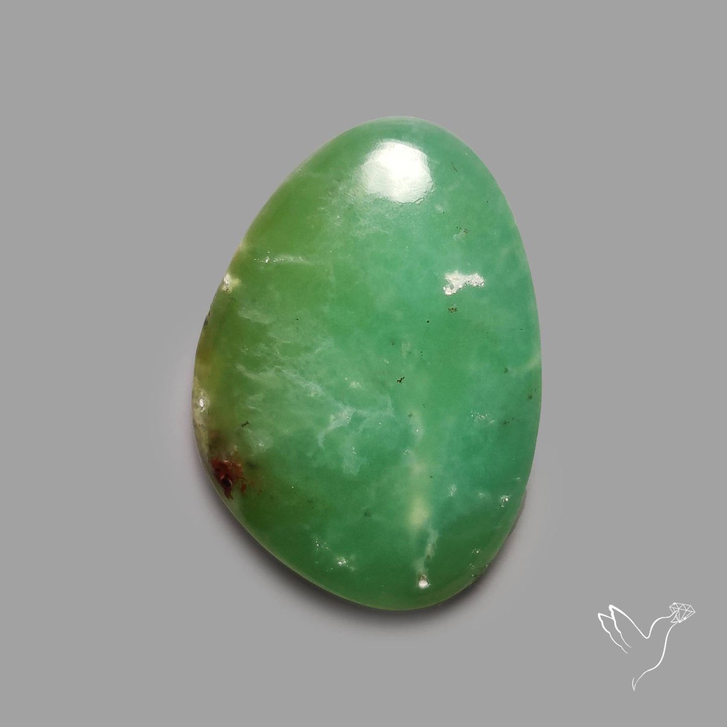 Boulder Chrysoprase Cabochon
