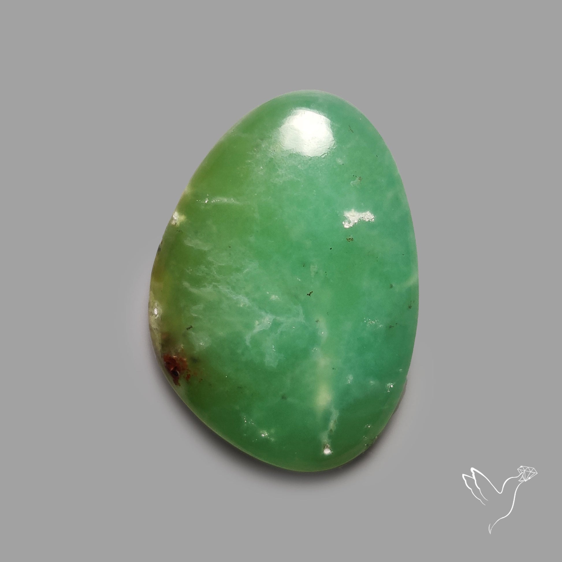 Boulder Chrysoprase Cabochon