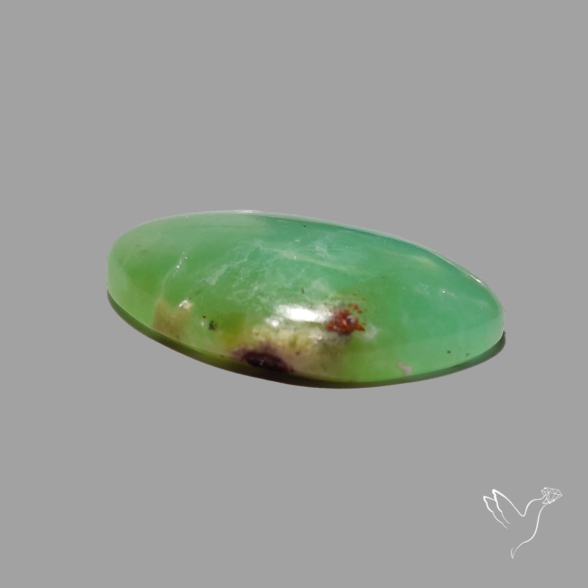 Boulder Chrysoprase Cabochon