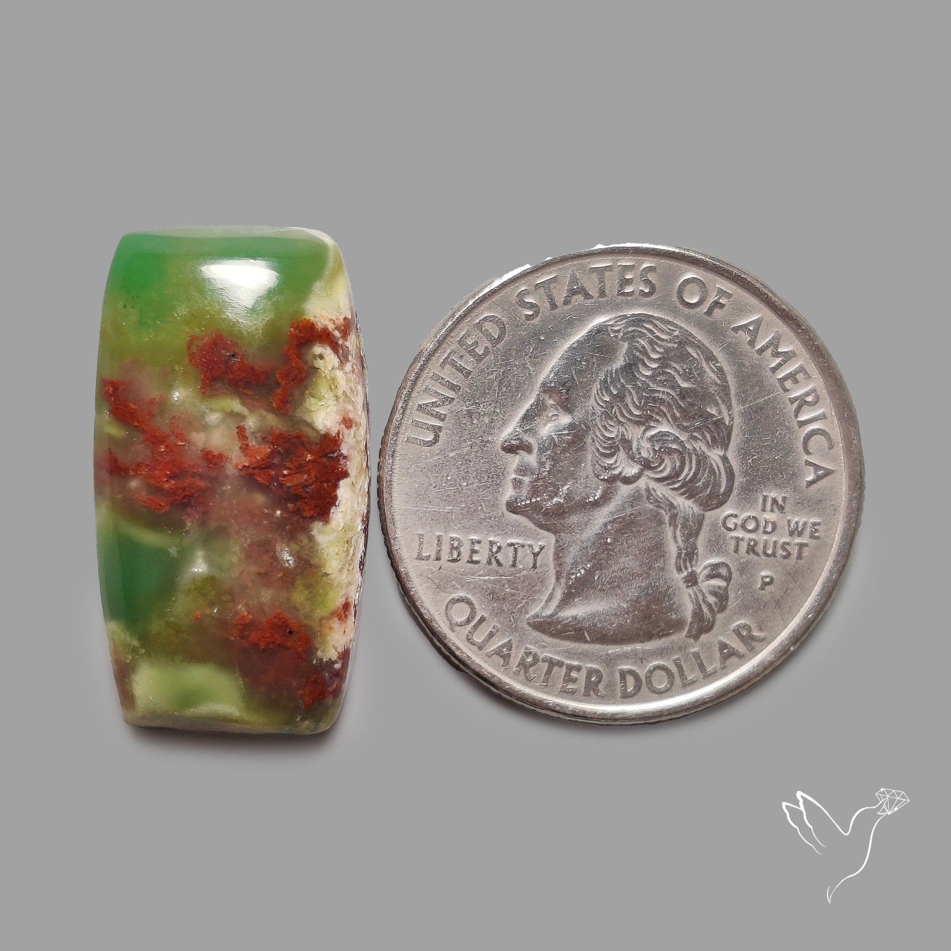 Boulder Chrysoprase Cabochon