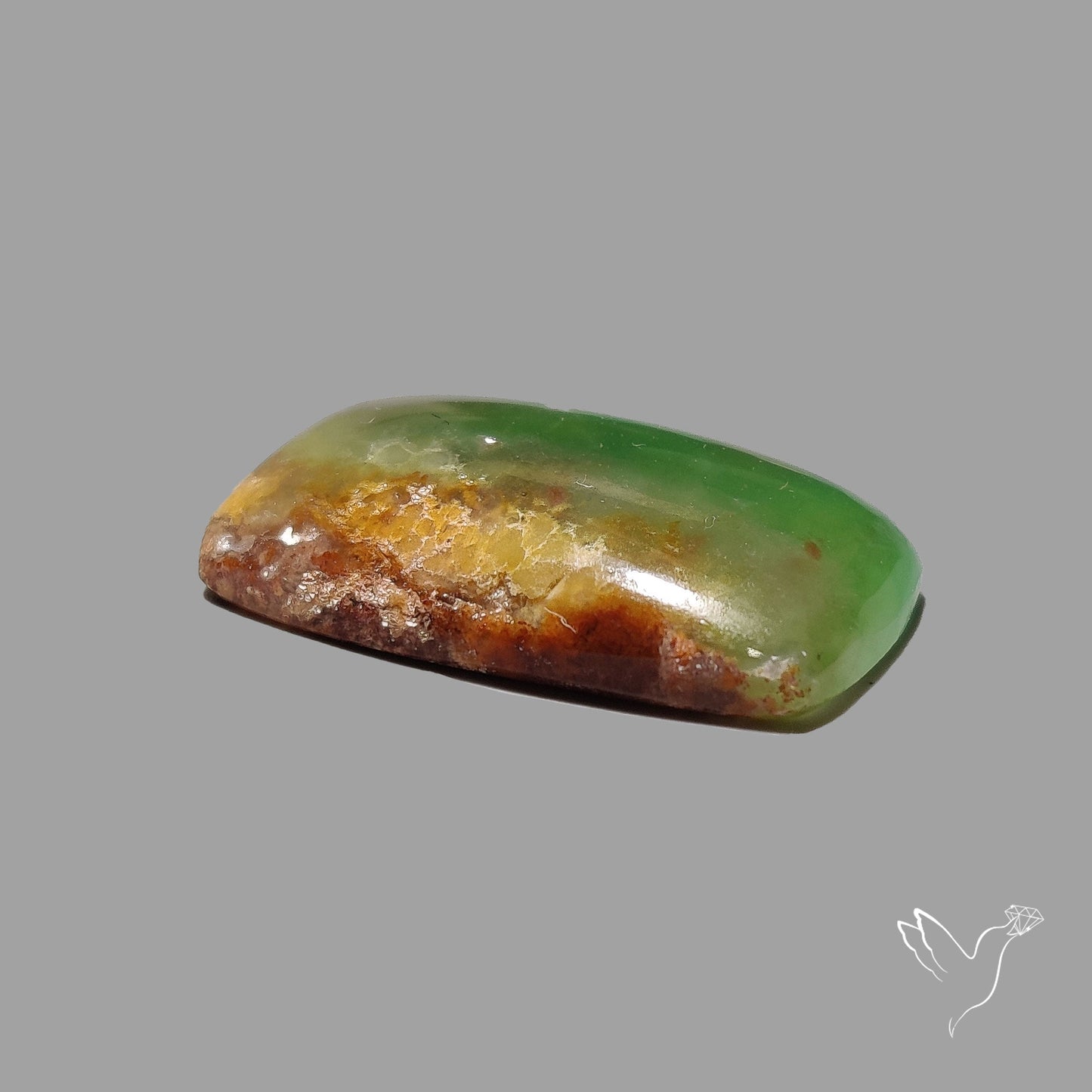 Boulder Chrysoprase Cabochon