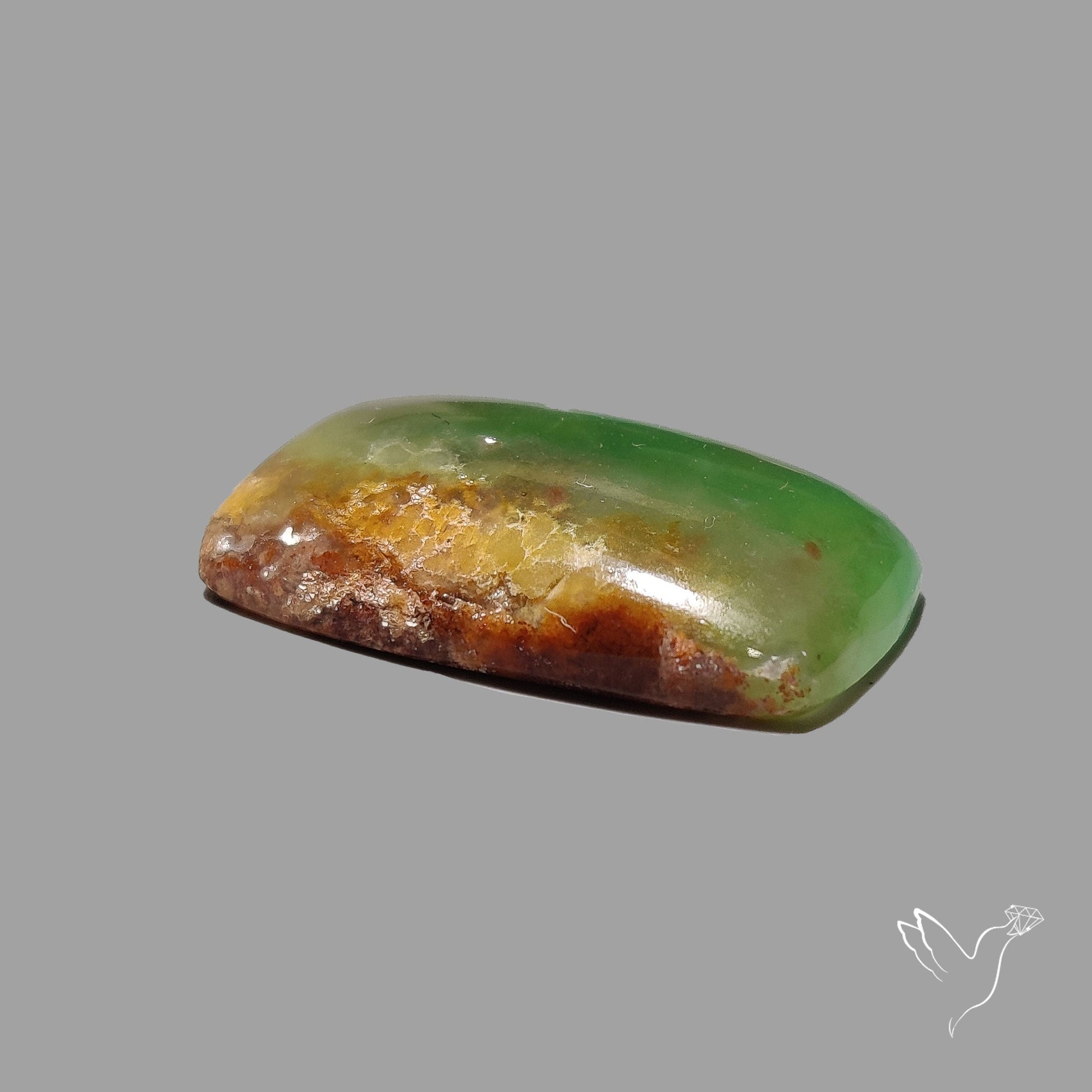 Boulder Chrysoprase Cabochon