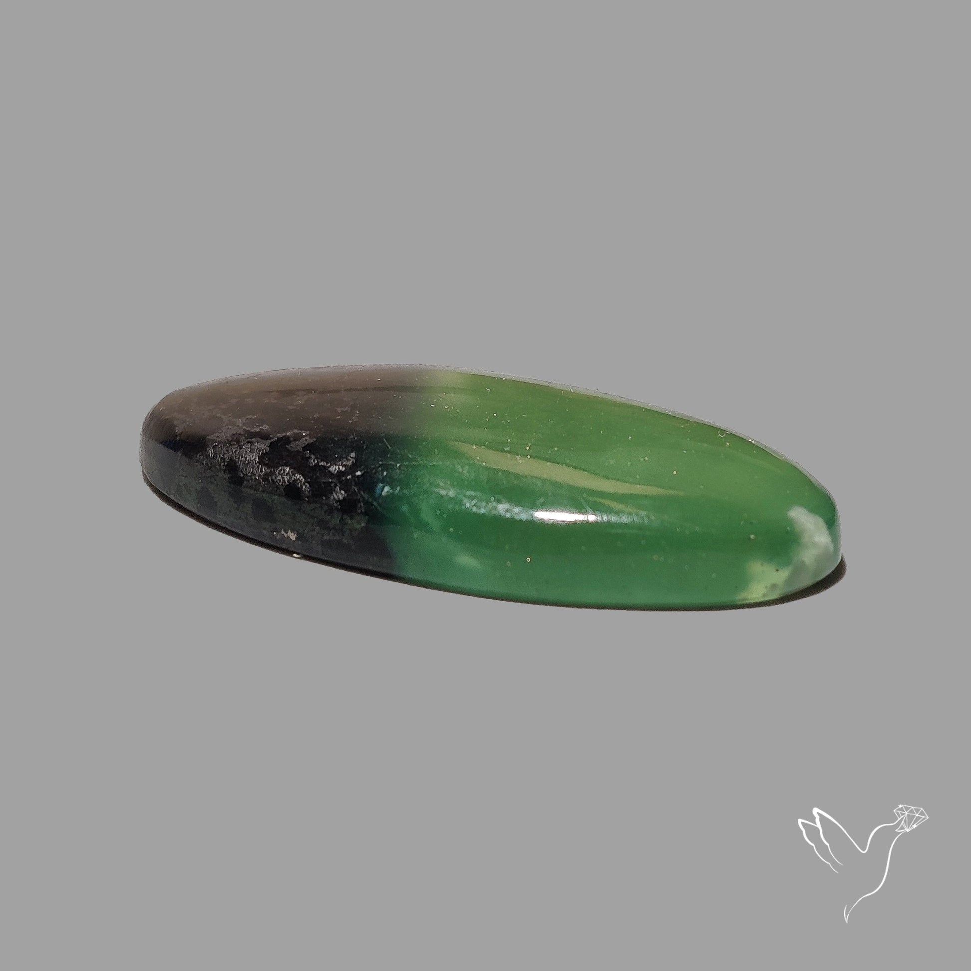 Bi-Color Serpentine Cabochon