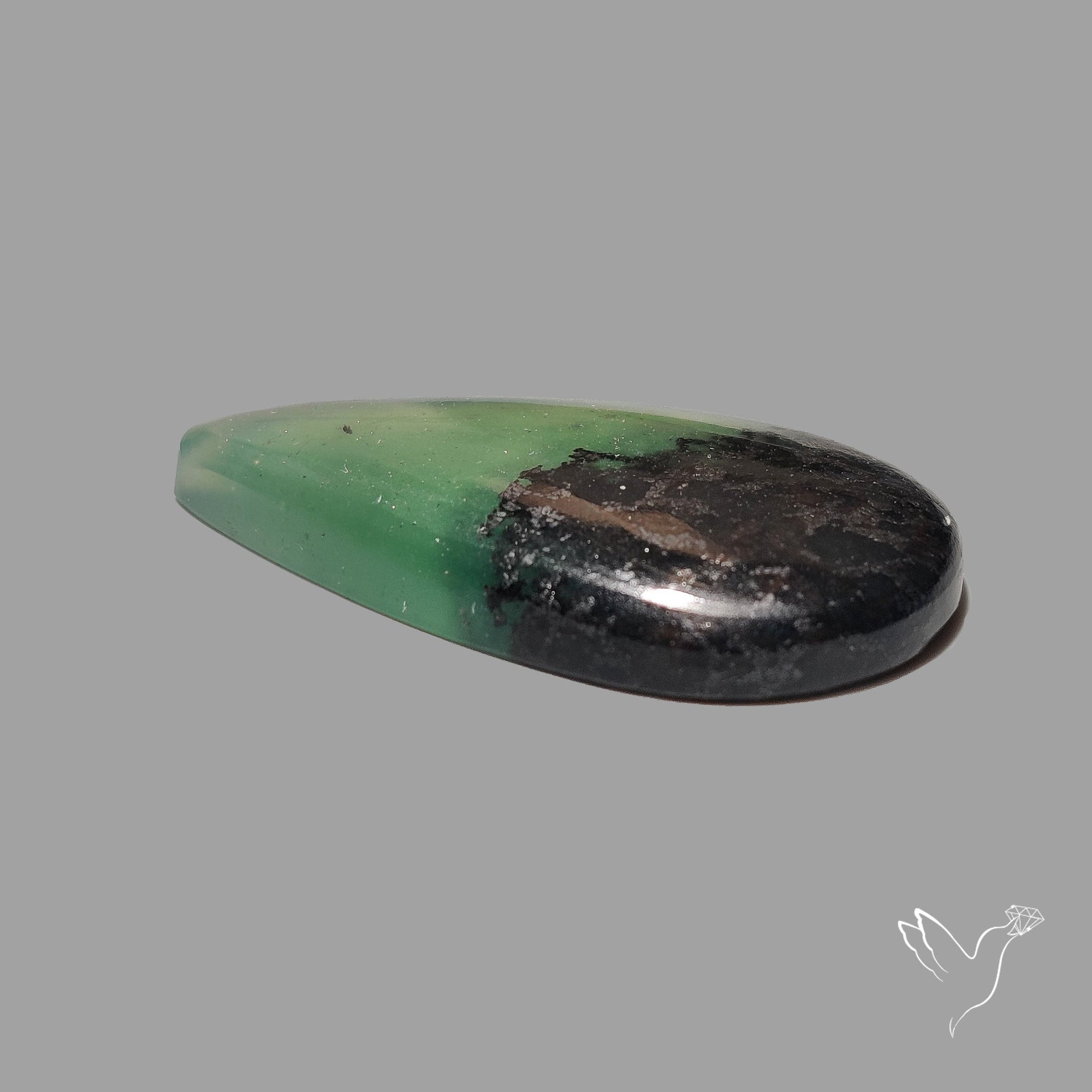 Bi-Color Serpentine Cabochon