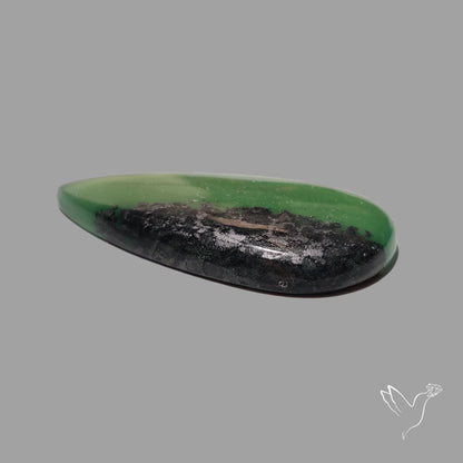 Bi-Color Serpentine Cabochon