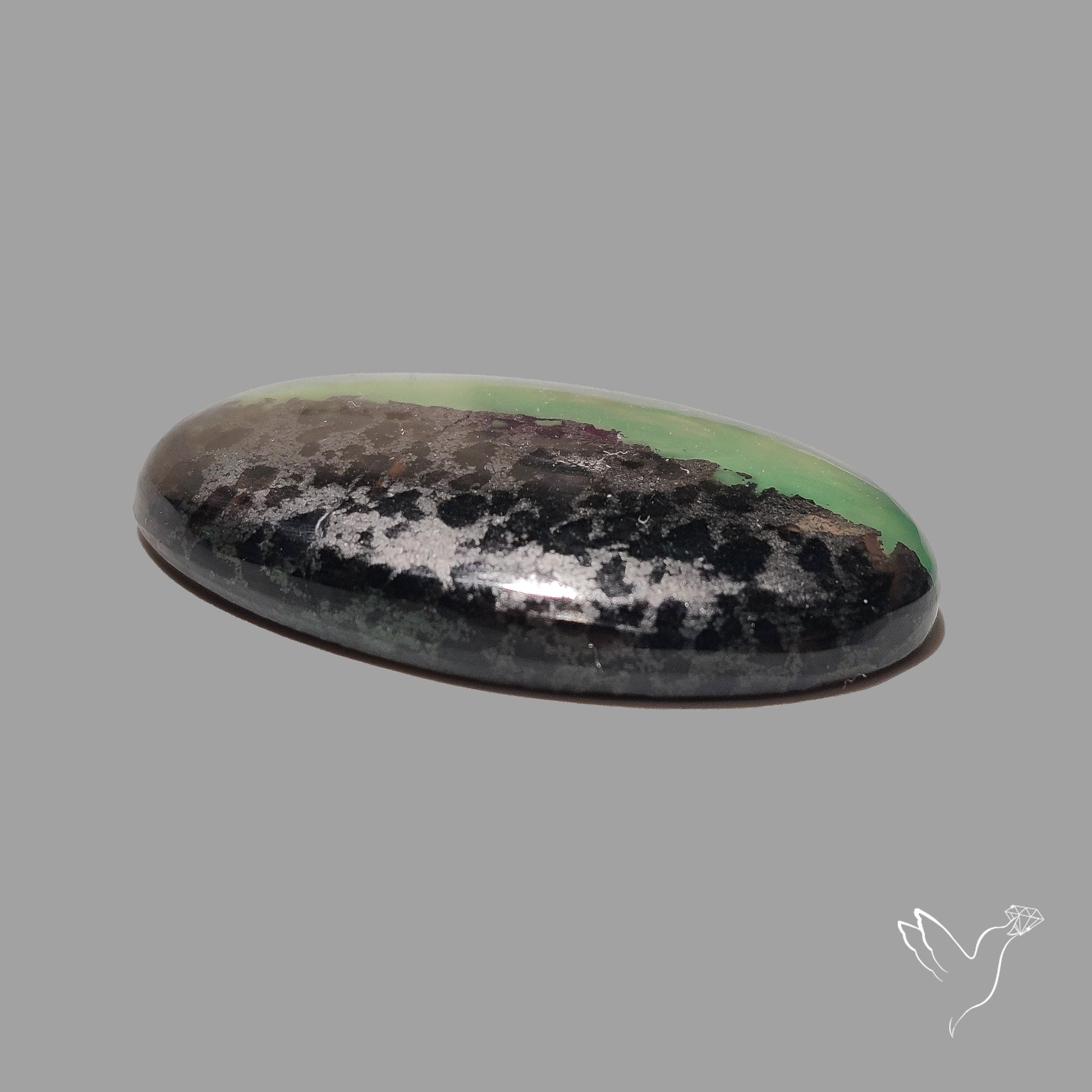 Bi-Color Serpentine Cabochon