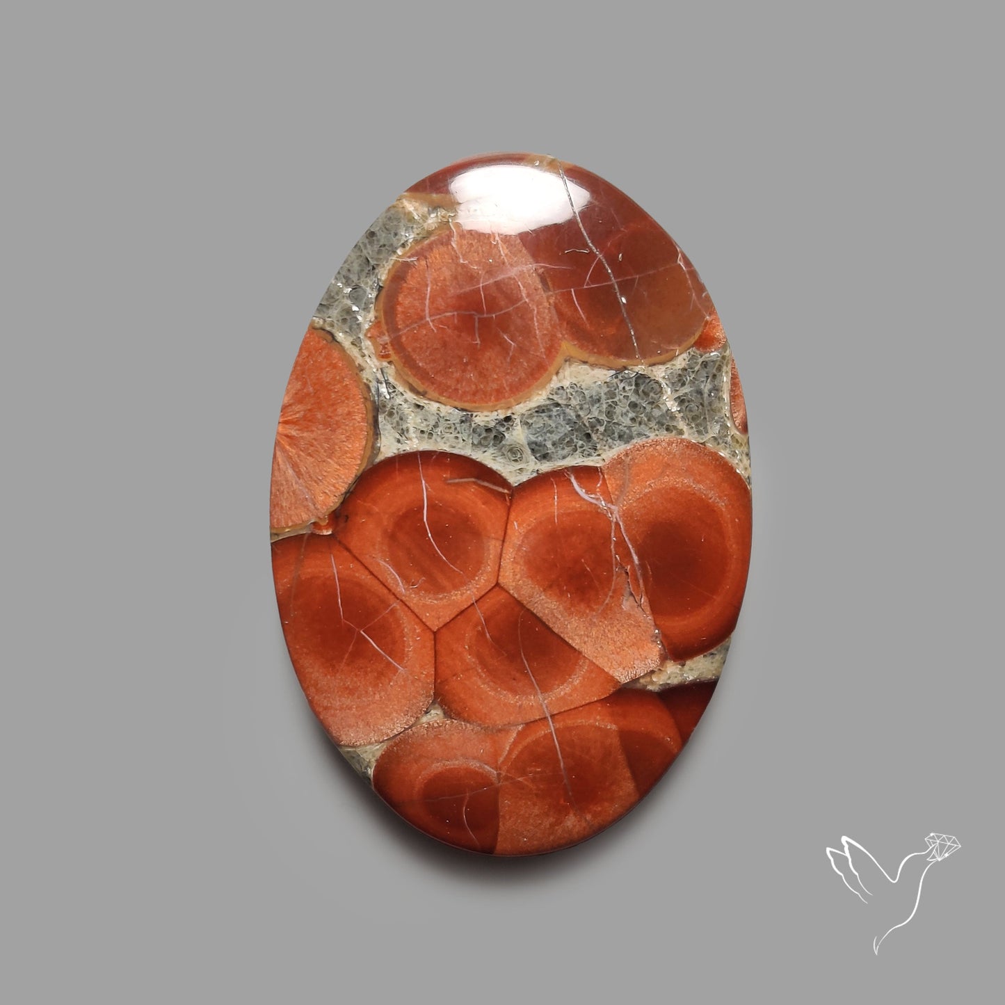 Peanut Wood Obsidian Cabochon