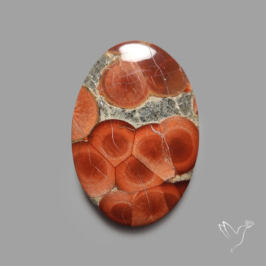 Peanut Wood Obsidian Cabochon