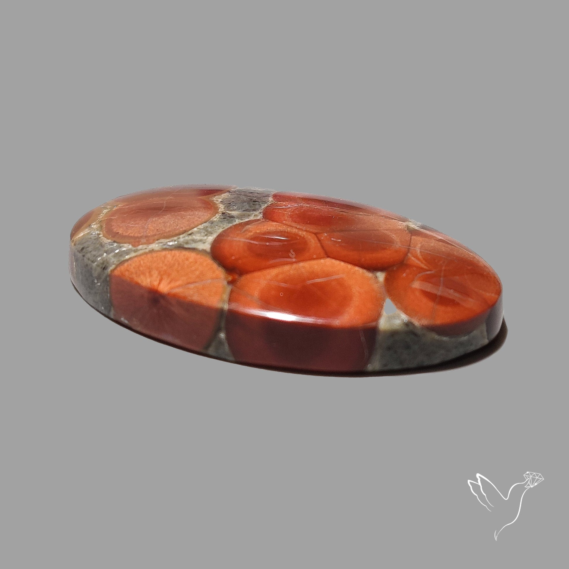 Peanut Wood Obsidian Cabochon