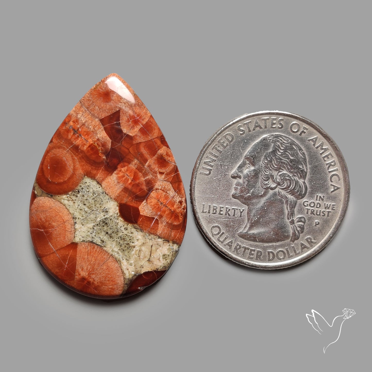 Peanut Wood Obsidian Cabochon