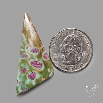 Ruby In Fuchsite Cabochon