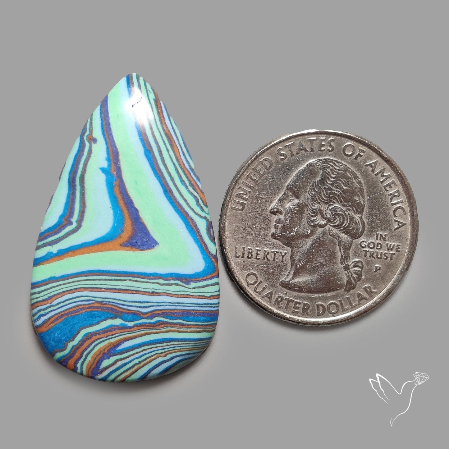 Rainbow Calcilica Cabochon