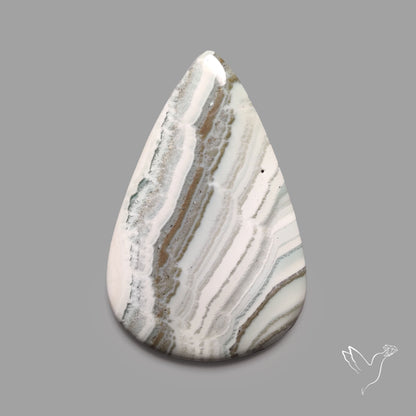 Saturn Chalcedony Cabochon