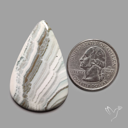 Saturn Chalcedony Cabochon
