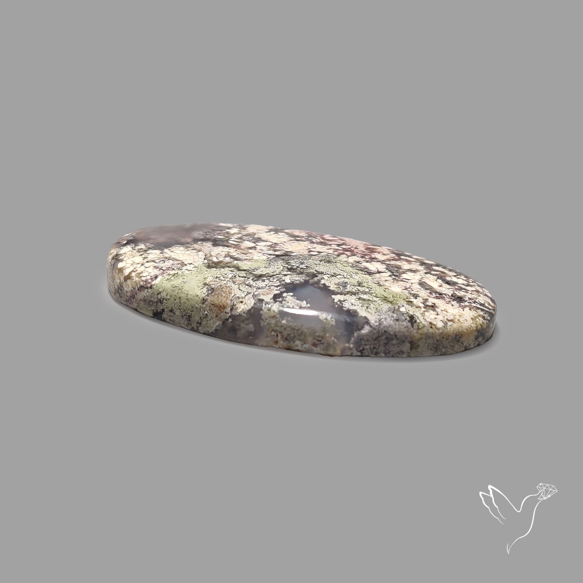 Indonesian Moss Agate Cabochon