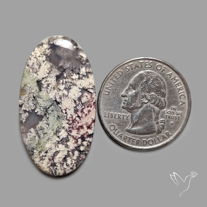 Indonesian Moss Agate Cabochon