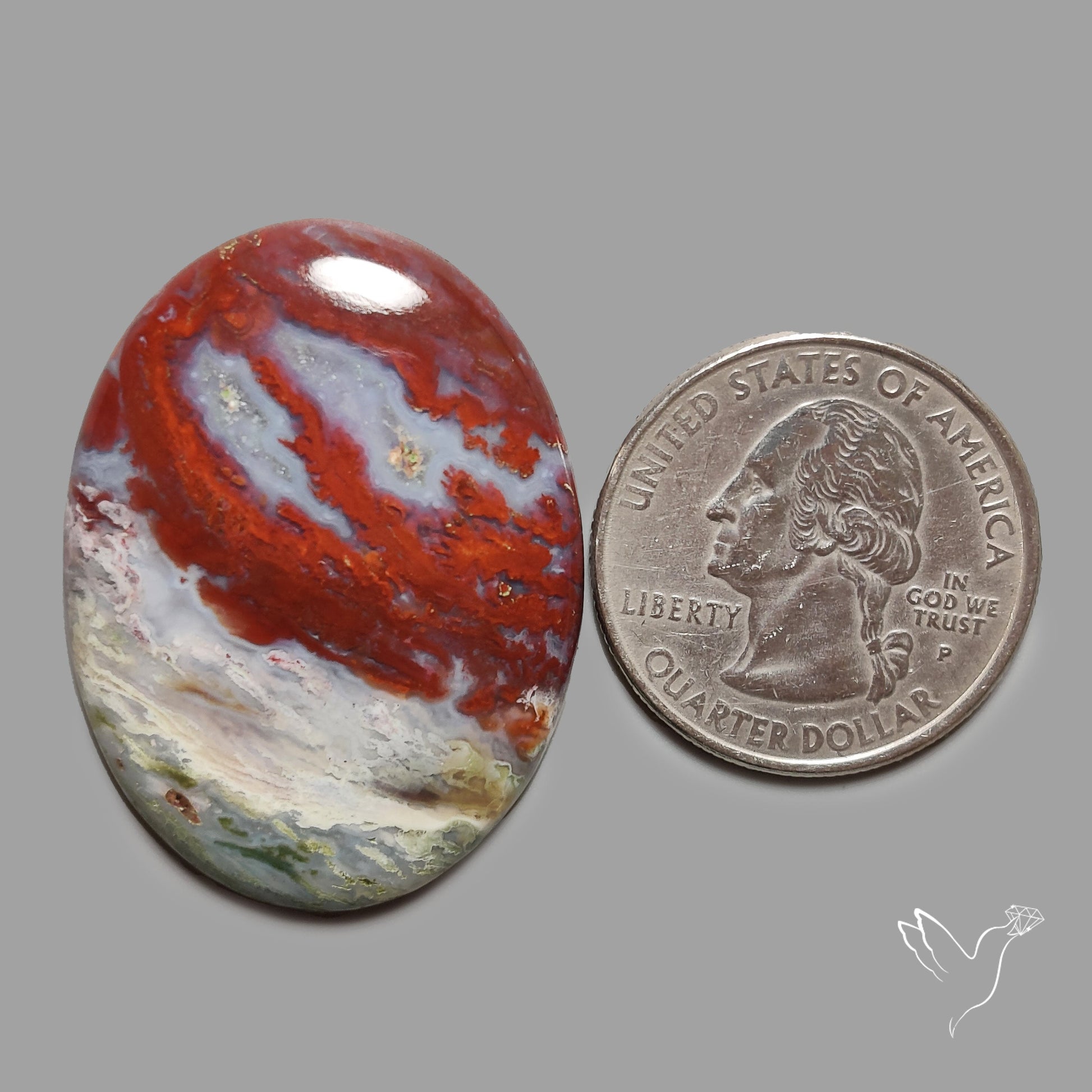 Aqua Chrysoprase Cabochon
