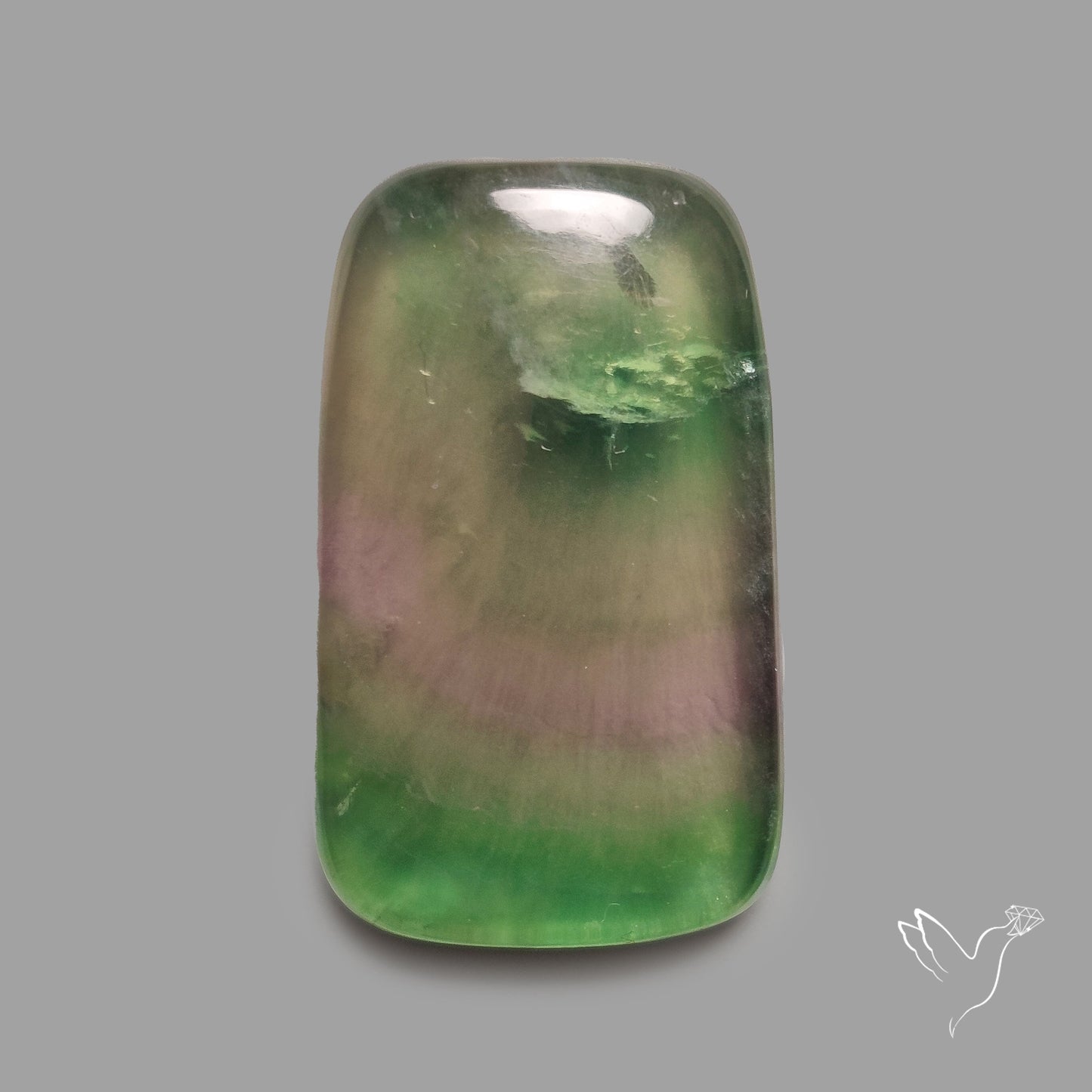 Green Fluorite Cabochon