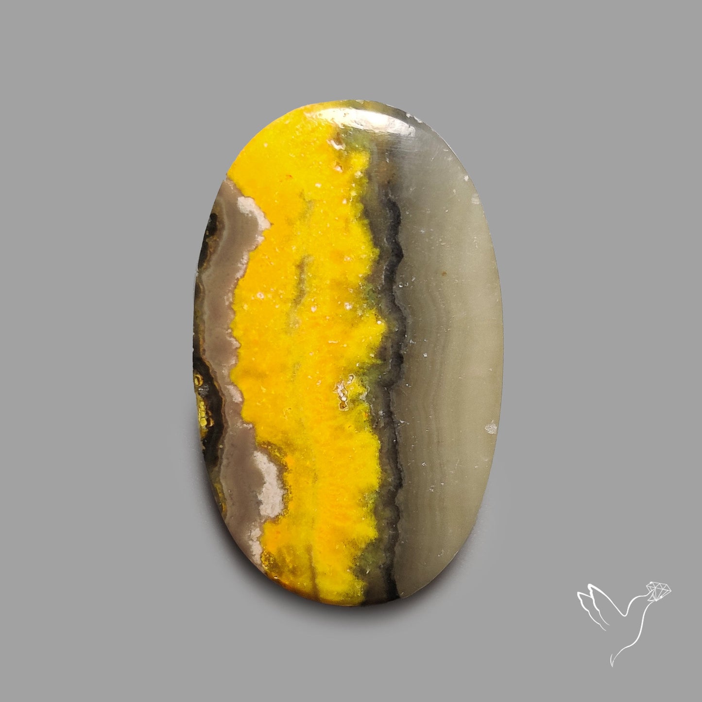 Bumble Bee Jasper Cabochon