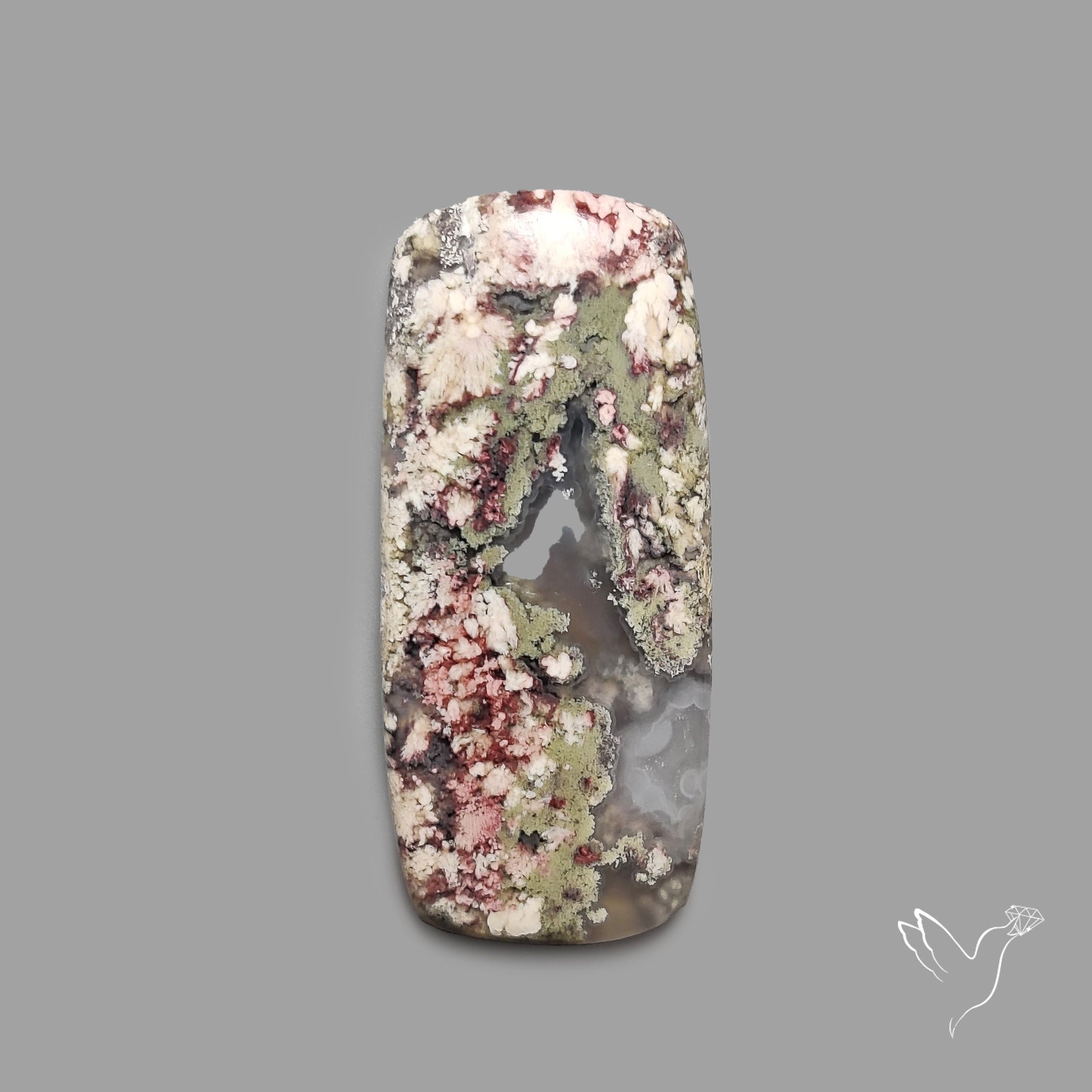 Indonesian Moss Agate Cabochon