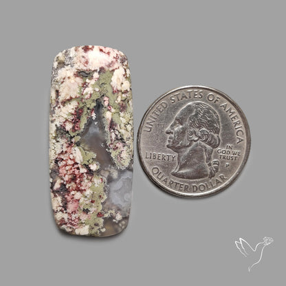 Indonesian Moss Agate Cabochon