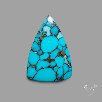 Compressed Kingman Turquoise Cabochon