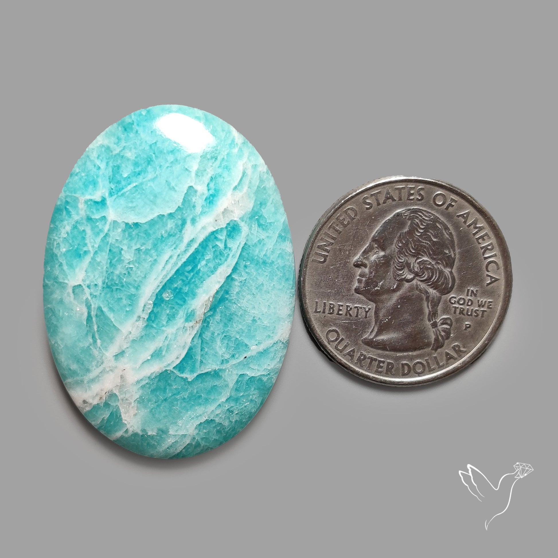 Peruvian Amazonite Cabochon