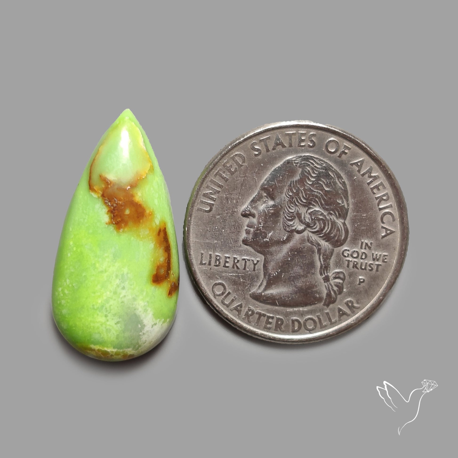Rare Gaspeite Cabochon