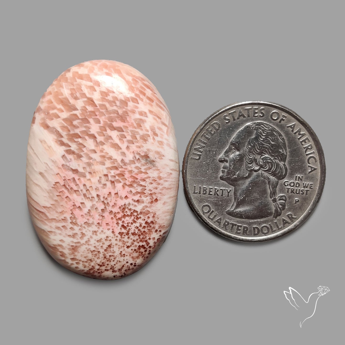 Pink Scolecite Cabochon