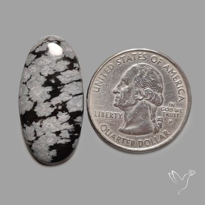 Snowflake Obsidian Cabochon