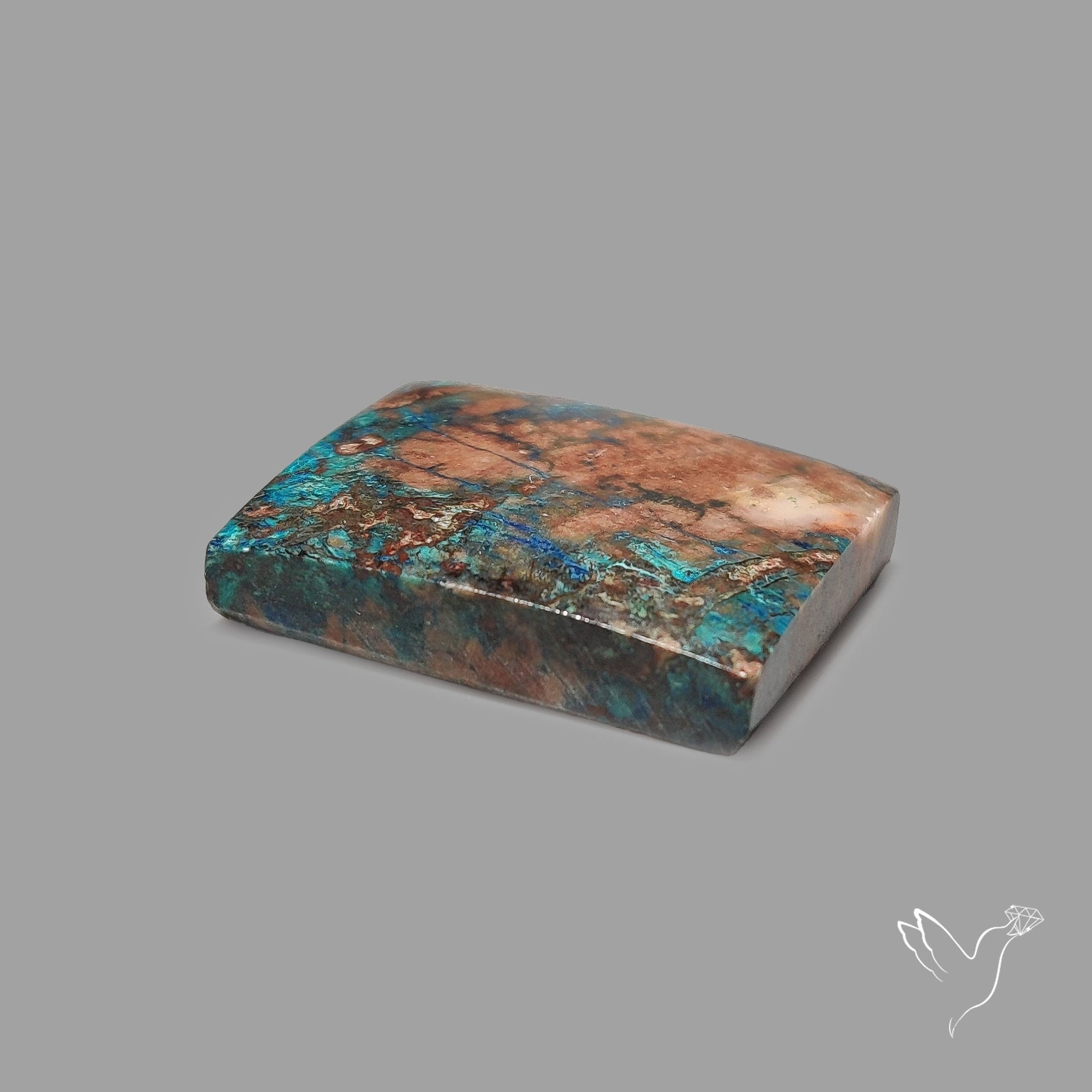 Azurite In Cuprite Cabochon