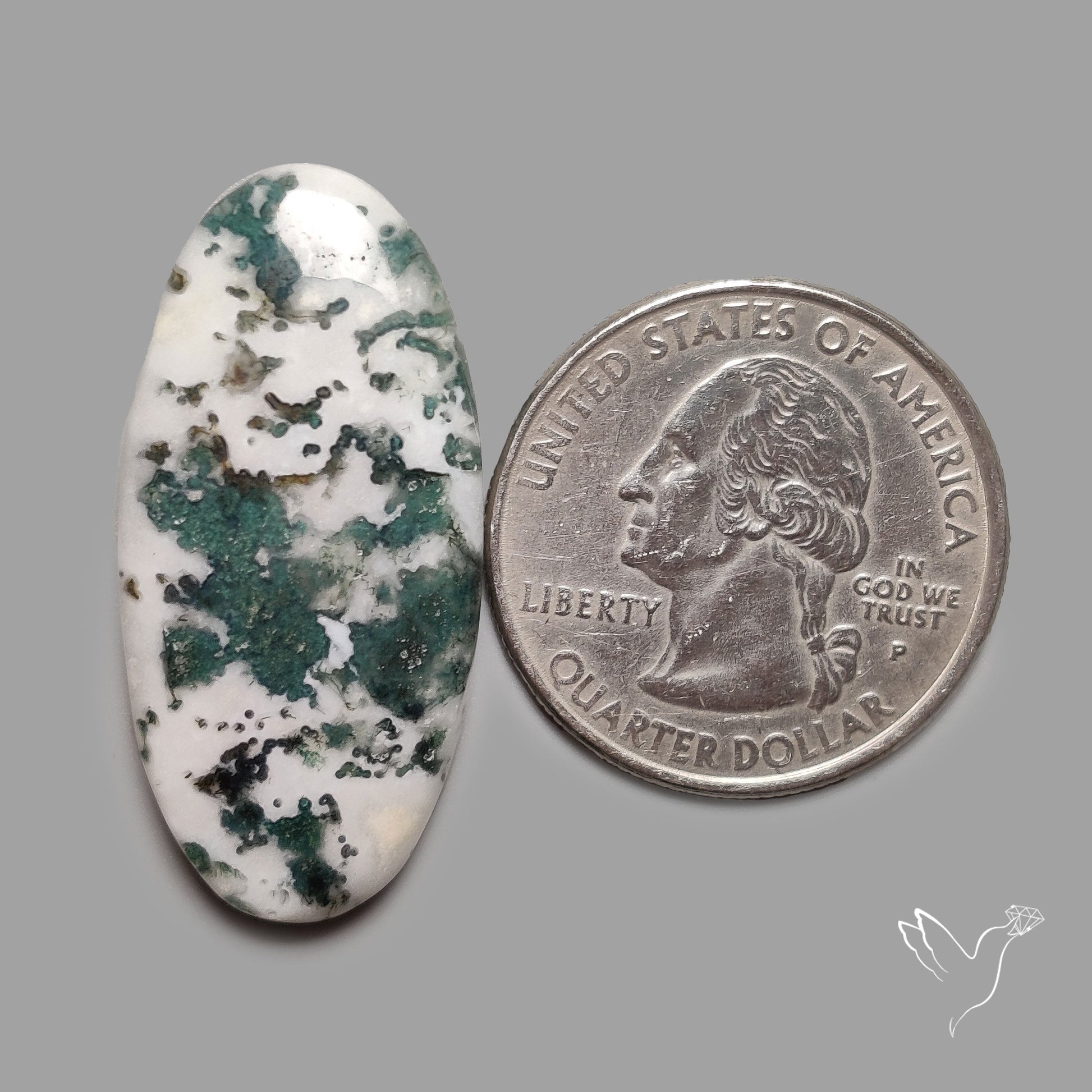Tree Agate Cabochon