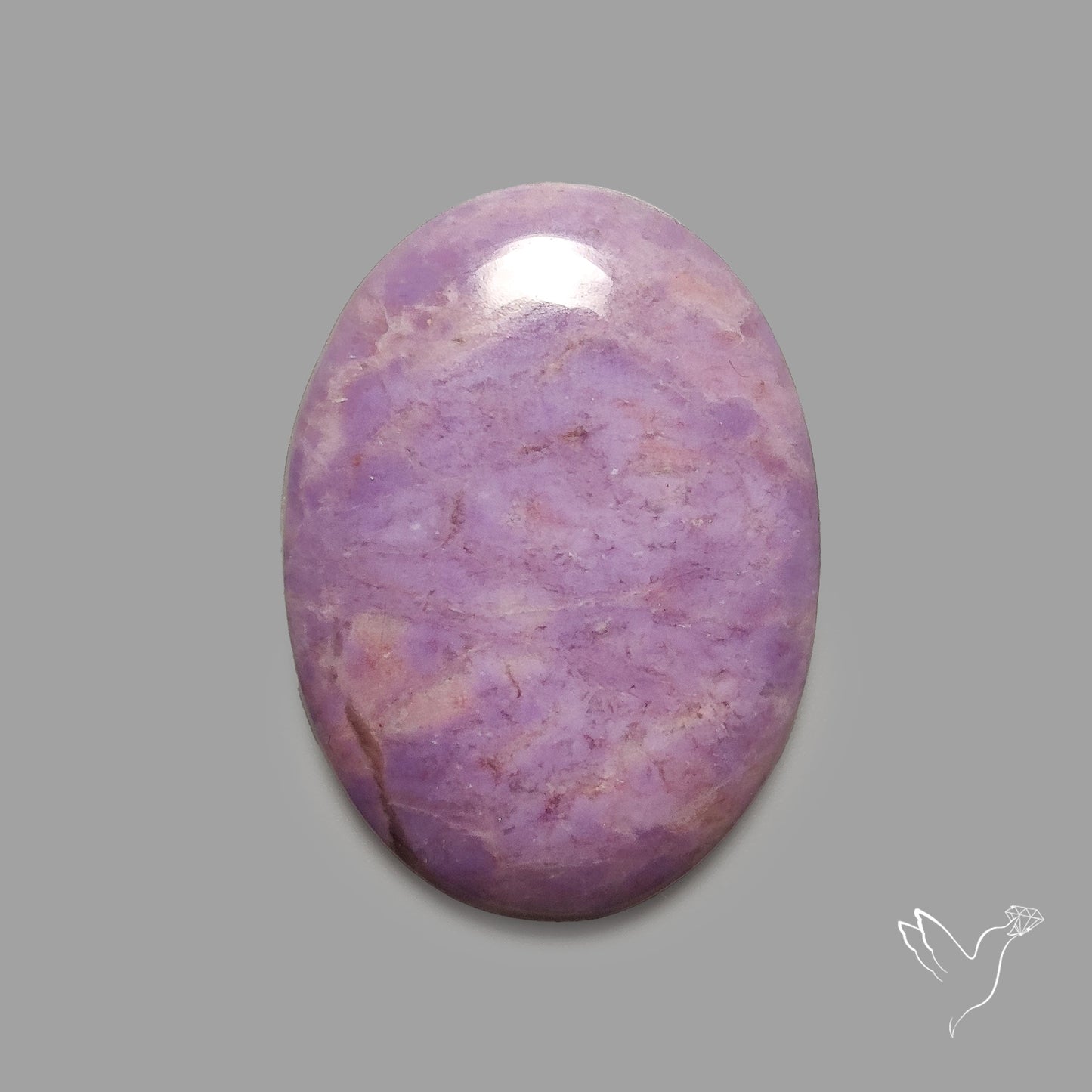 Purple Lavender Jade Cabochon