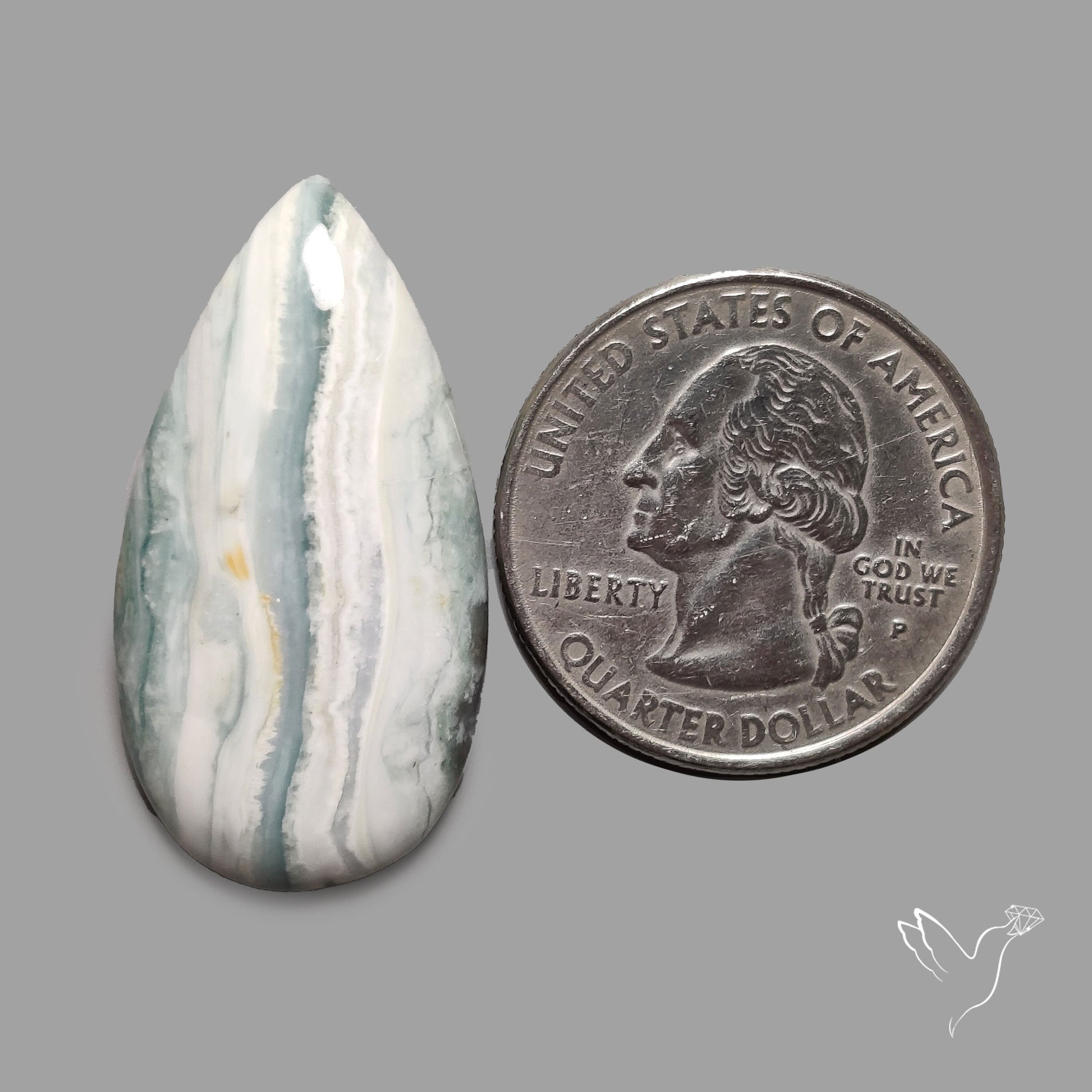 Caribbean Calcite Cabochon