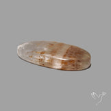 Cacoxenite in Quartz Cabochon