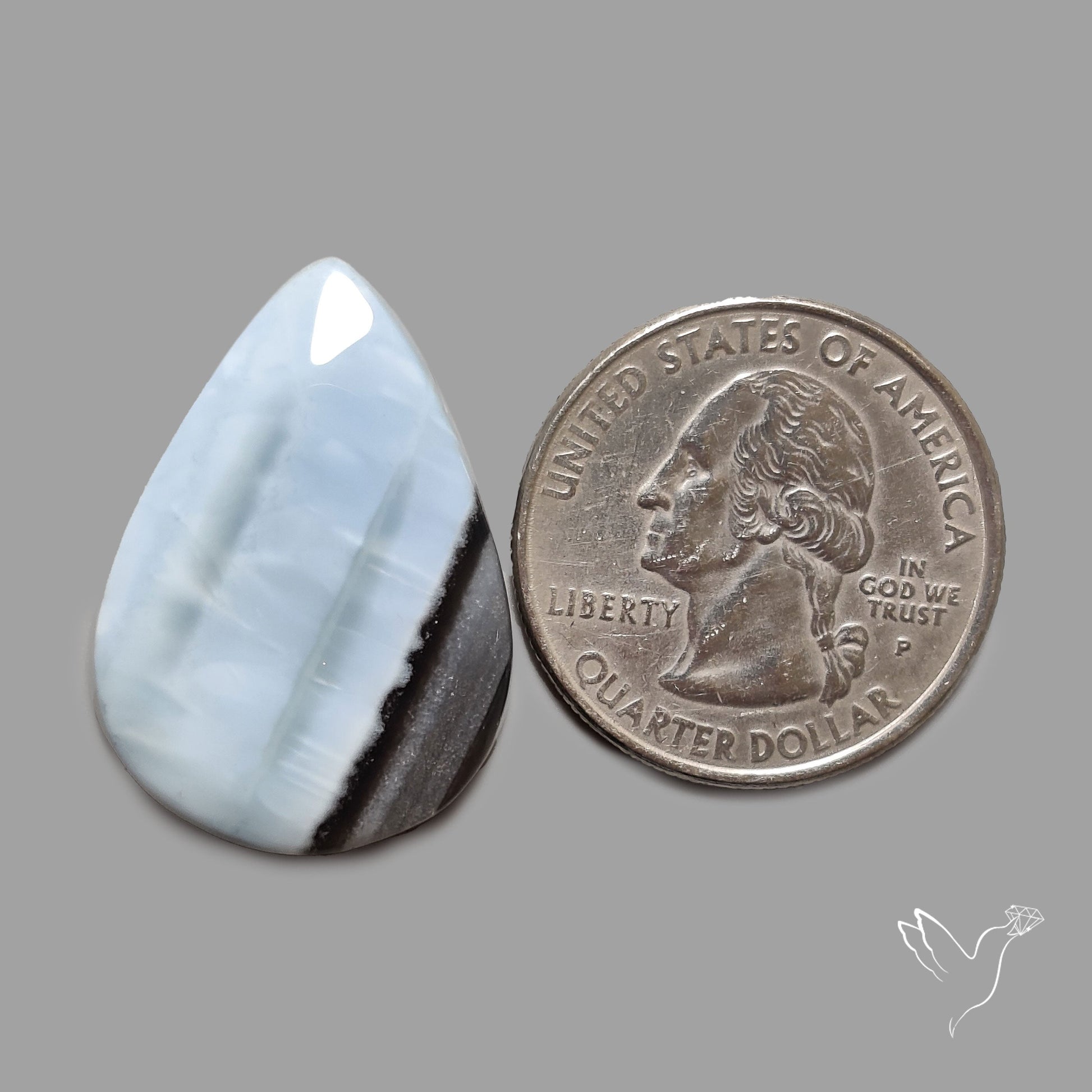 Owyhee Blue Opal Cabochon