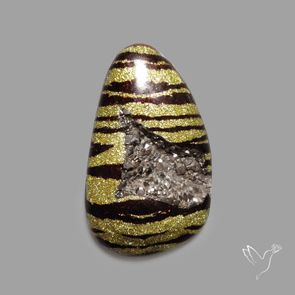 Leopard Coated Chalcedony Druzy