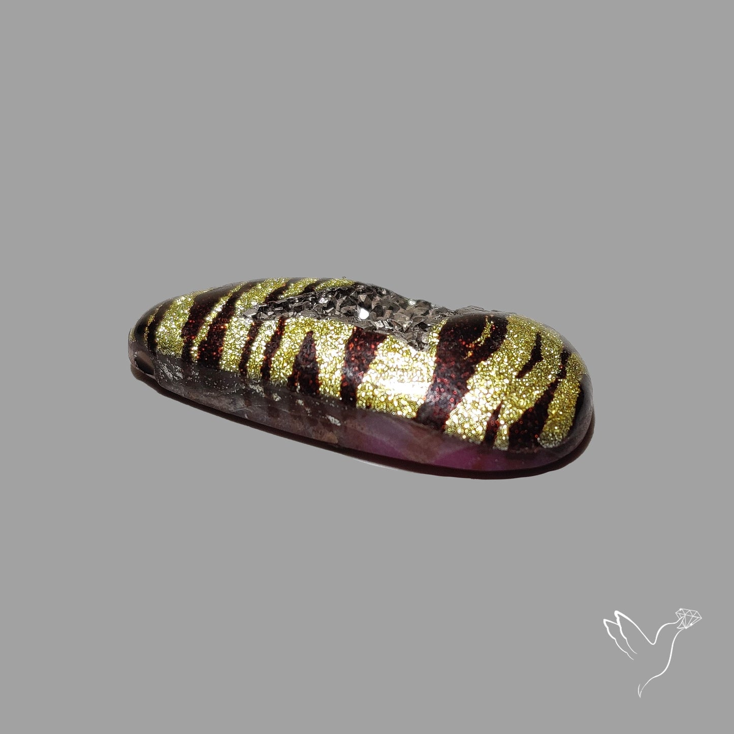 Leopard Coated Chalcedony Druzy