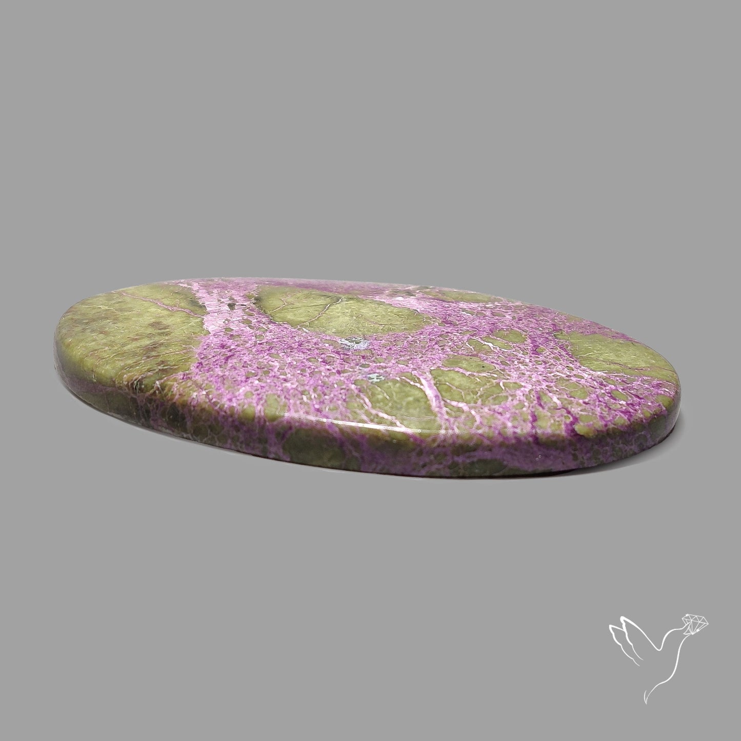 Atlantasite Cabochon Stitchtite in Serpentine Large