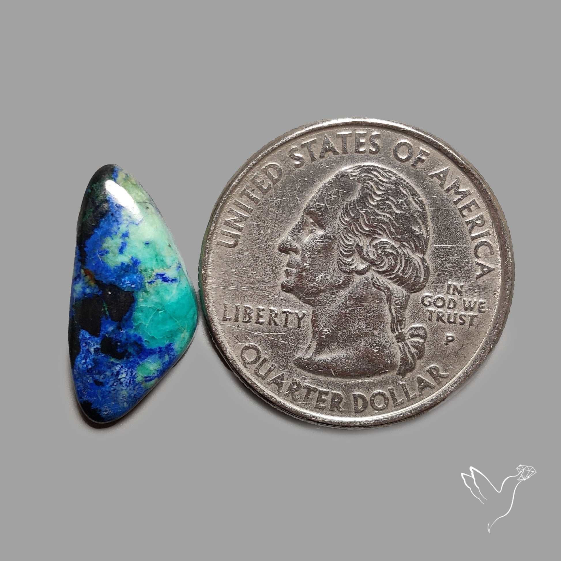 Azurite Malachite Cabochon