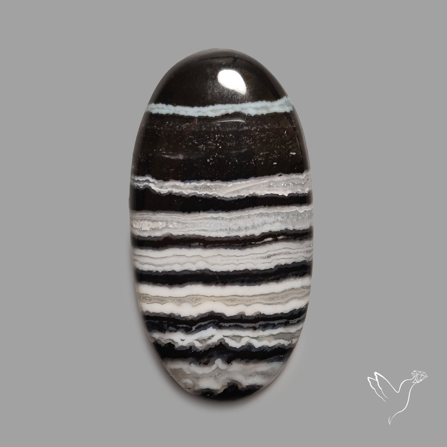 Tuxedo Agate Cabochon