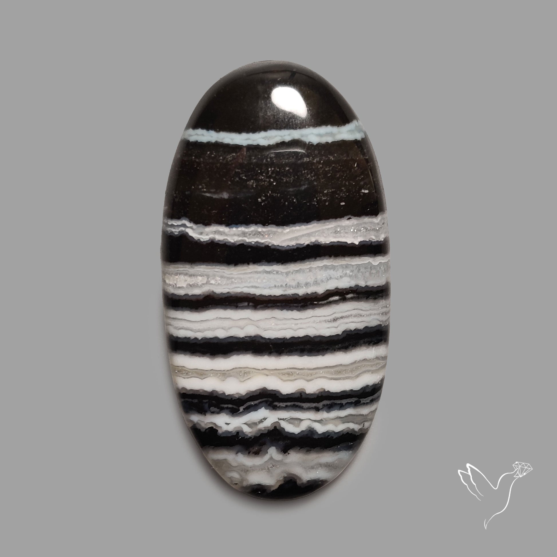 Tuxedo Agate Cabochon