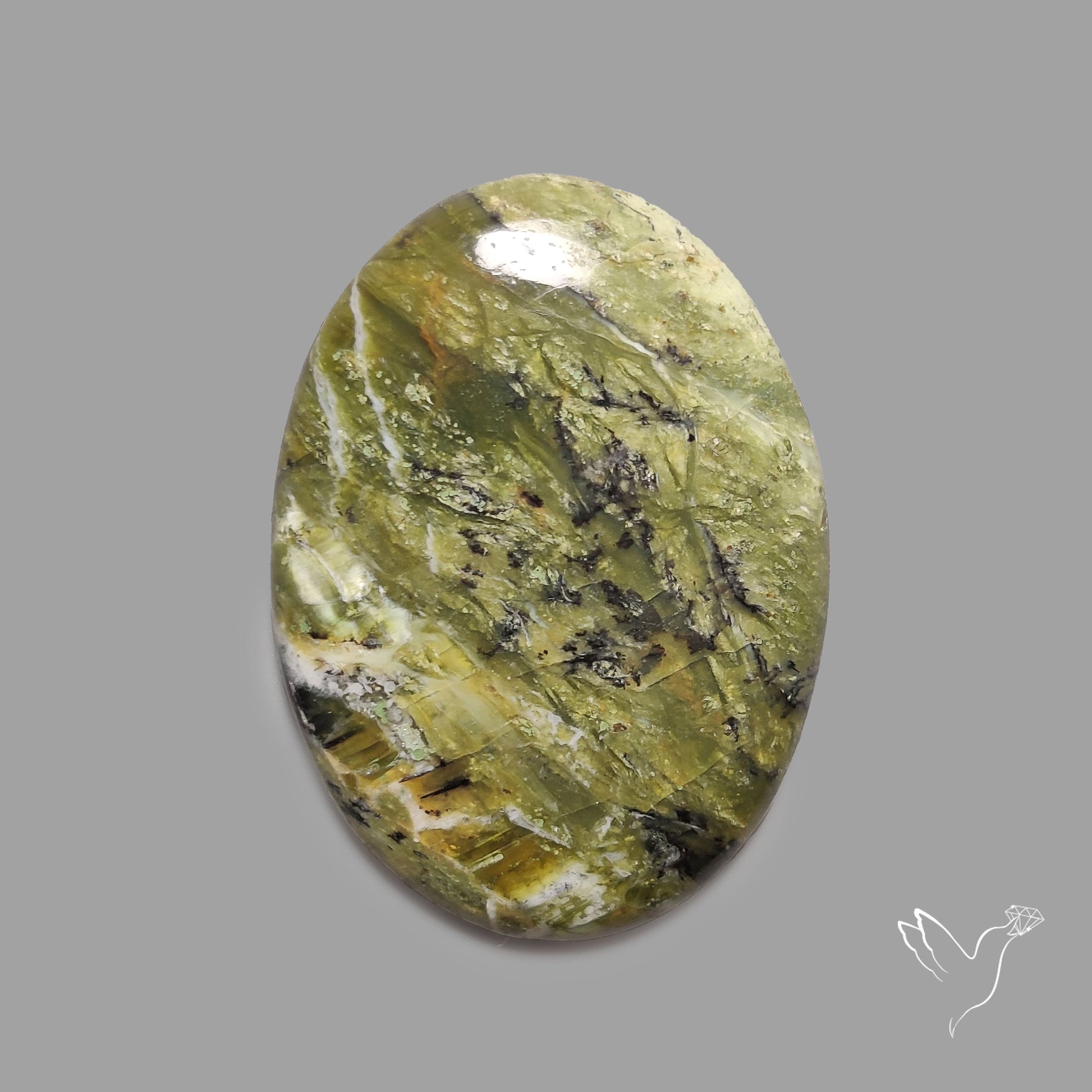 Green Swiss Opal Cabochon